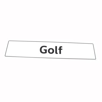 VW Golf Kennzeichenschild 51,8 x 11cm 