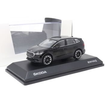 Skoda Enyaq iV 1:43 Magic Black 5LA099300 F9R Modellauto Miniatur Schwarz 1/43 Original