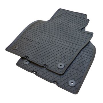VW, Original, Gummi, Fussmatten, Tiguan, 5N, vorn hinten 5N1061500A 82V, Allwettermatten, Gummimatten, Fußmatten, Gummifußmatten, Matten