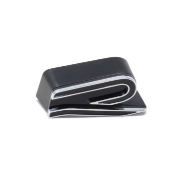 Original VW Tiguan 2 R Logo Kühlergrill 5NA853948A Zeichen Emblem Schriftzug Schwarz