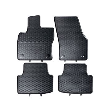 Gummifussmatten Satz VW Tiguan II vorn hinten Gummimatten Gummi Fußmatten Matten