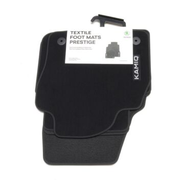Skoda Textilfußmatten Set Premium KAMIQ vorn hinten Prestige Stoffmatten Original 658061270