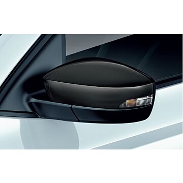Skoda Fabia Rapid Spiegelkappen Set links rechts schwarz 6V0072530A