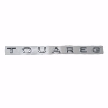 VW Touareg Schriftzug Logo Emblem Chrom Heckklappe Hinten 760853687B 2ZZ