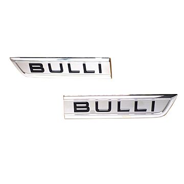 VW Original T6 Transporter Schriftzug Bulli Emblem Logo Aluminium matt Set