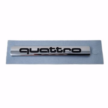 Audi Quattro Schriftzug Heckklappe Emblem Hinten Selbstklebend 8H0853737 2ZZ