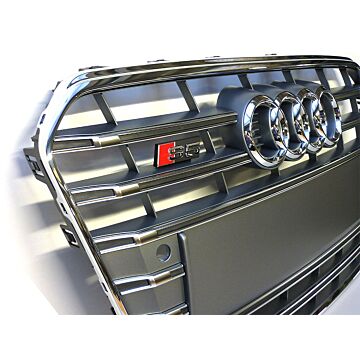 Audi Original S5 A5 Facelift Kühlergrill Platiniumgrau Chrom Frontgrill Grill 8T0853651N 1RR