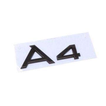 Audi A4 Schriftzug Schwarz Emblem Logo Hinten Heckklappe 8W0853741 T94 Heck Black Edition 8W0071803