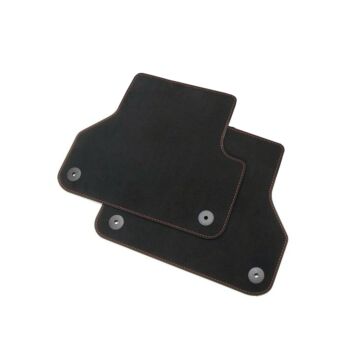 Audi RS4 B9 8W Premium Textilfußmatten 4 tlg. Velours Fußmatten Rot 8W0864450B MUK Original Matten Fussmatten RS5