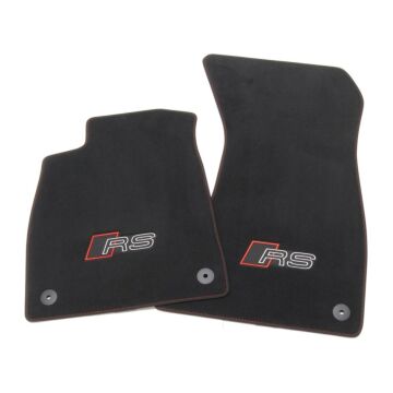 Audi RS4 RS5 Premium Textilfußmatten 2 tlg. Velours Fußmatten Rot 8W1863691C MUK Sportback Avant