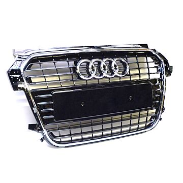 Audi Original A1 Kühlergrill 8X0853651 T94 schwarz glänzend Klavier Grill