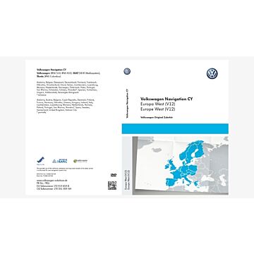 Volkswagen Original Software West Europa 2015 V12 für RNS 510 / 810 Navigationssystem 