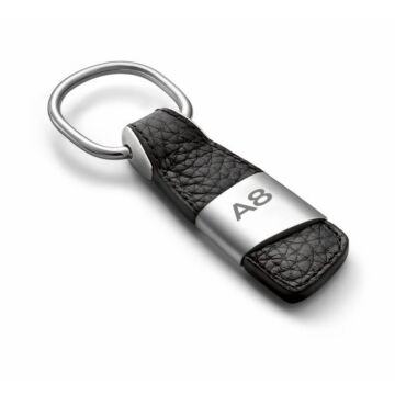 Audi A8 Leder Schlüsselanhänger Rindsleder Key Ring Kollektion 2014 3181400208 Original