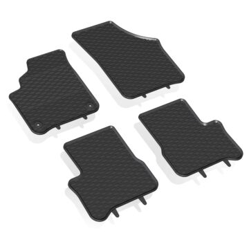 Gummimatten 4 tlg. Fussmatten Allwetter Matten kompatibel mit VW e-up! UP 909/4C