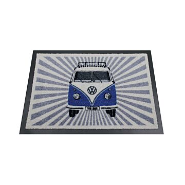 VW T1 BUS FUßMATTE STRAHLEN/Blau Fußabtreter Matte Abtreter BUDM12