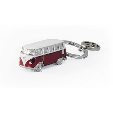 VW BULLI T1 SCHLÜSSELANHÄNGER - 3D ROT Anhänger Key Ring BUKH31