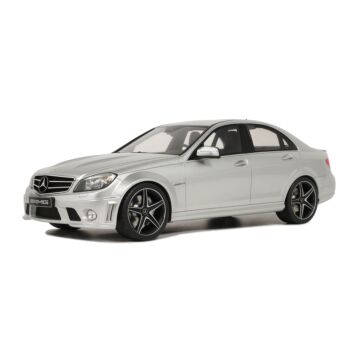 Mercedes Benz C63 AMG Limousine 1:18 Modellauto Miniatur Iridium Silber GT462 Silver GT Spirit