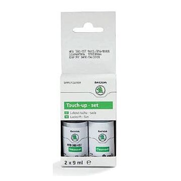 Skoda Lackstiftset Diamant Silber Metallic F7T Lackstift HFB380037