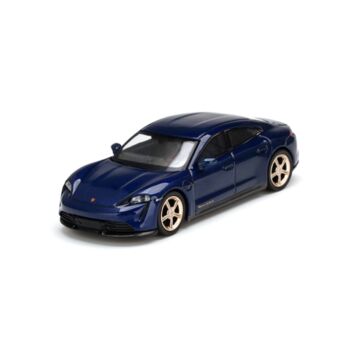 Porsche Taycan Turbo S 1:64 Modellauto Miniatur 1:64 Gentian Blue Blau Metallic MGT00339 Mini GT TSM Model