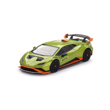 Lamborghini Huracan STO 1:64 Modellauto Miniatur 1:64 Verde Citrea Grün MGT00547