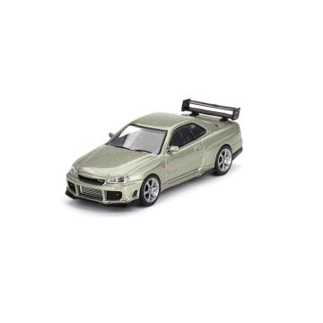 Nissan Skyline GT-R R34 1:64 Modellauto Miniatur 1/64 Tommykaira Millenium Jade MGT00697-R 697 MINI GT TSM MODEL