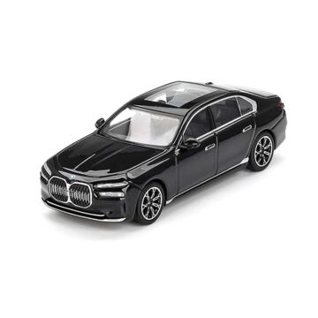 BMW i7 eDrive50 1:64 Modellauto Miniatur 1/64 Saphirschwarz Black MGT00802 Schwarz