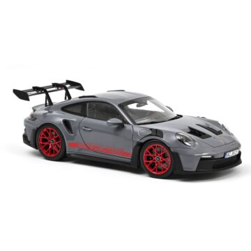Porsche 911 GT3 RS 1:18 Modellauto Miniatur 1/18 Grau 2022 Grey Norev 187350 Arktikgrau Arctic