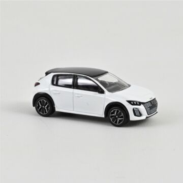 Peugeot 208 1:64 Modellauto Miniatur 1/64 Schneeweiß White 2024 Norev 310966