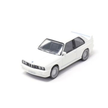 BMW M3 E30 1:43 Modellauto Miniatur 1/43 Weiß 1986 Norev 350012 JET CAR White