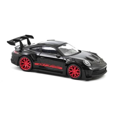 Porsche 911 GT3 RS 1:43 Modellauto Miniatur 1/43 Schwarz Rot Norev 750062 Jet