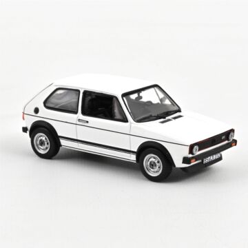 VW Golf 1 GTI 1:43 Modellauto Miniatur 1/43 Norev 1976 Polarweiß White 840048 I MK1 