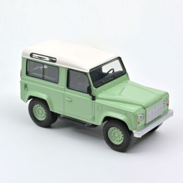 Land Rover Defender 1:43 Modellauto Miniatur 1/43 1995 Grün Weiß Norev 845106