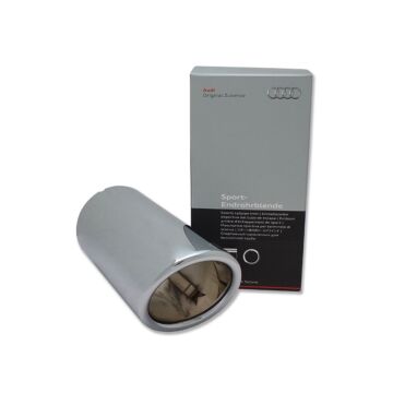 Audi A3 Sport Endrohrblende Aluminium Chrom