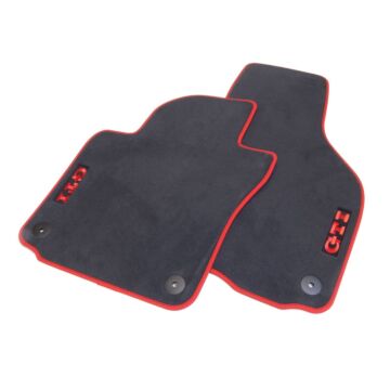 Original Golf 5 6 Jetta Premium Textilfußmatten vorn GTI Logo Fussmatten Stoff