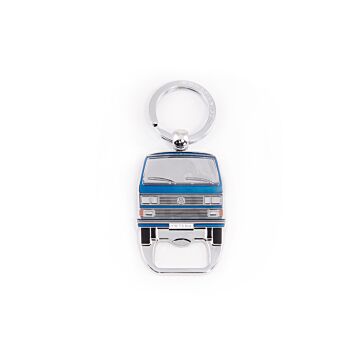 VW T3 BUS SCHLÜSSELANHÄNGER MIT FLASCHENÖFFNER IN SICHTVERPACKUNG - Blau Anhänger Key Ring T3KH42
