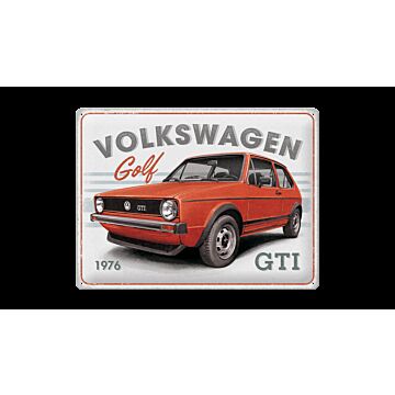 VW GTI 1976 Nostalgic-Art Retro Blechschild 30 x 40 cm Schild Z 093138
